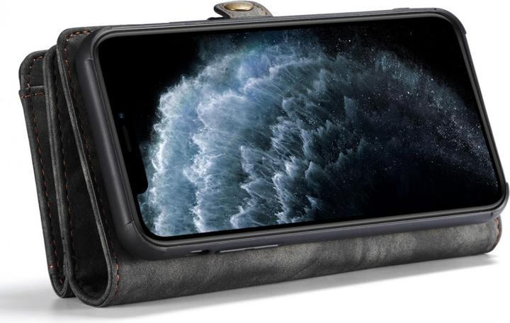 Immagine prodotto Caseme Custodia per iPhone 11 Pro Max di Apple in vera pelle con portafoglio e carte di credito (Apple iPhone 11 Pro Max)