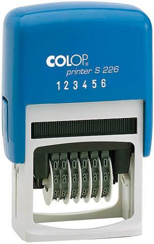 Actual product image Colop Numeral ribbon stamp