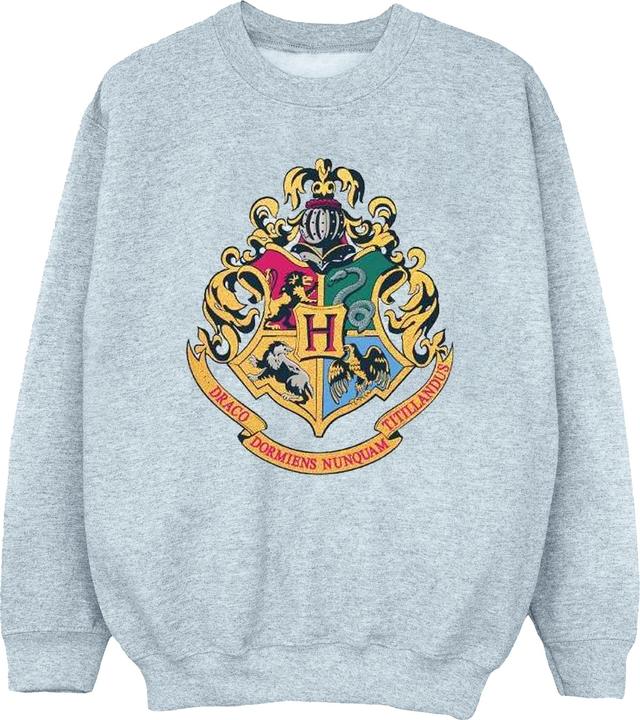 Actual product image Boys Hogwarts Crest Gold Ink Sweatshirt (128)