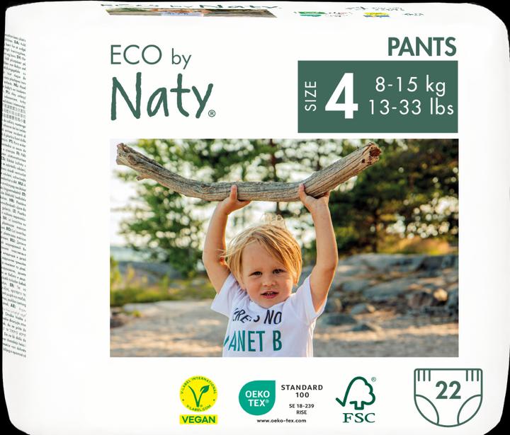 Image du produit Naty Couche-culotte bio (Taille 4, Pack, 22 pièce(s))