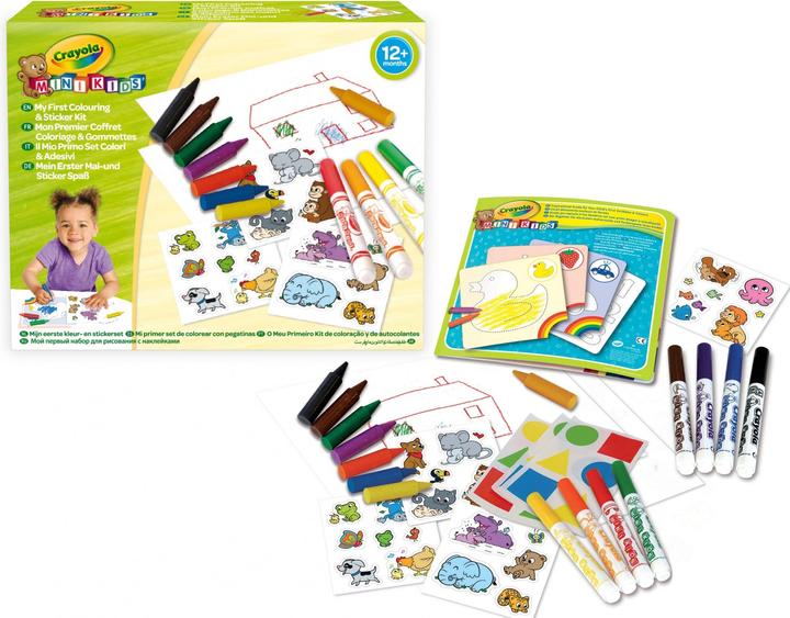 Produktbild Crayola Mini Kids - Farbe und Stickerset