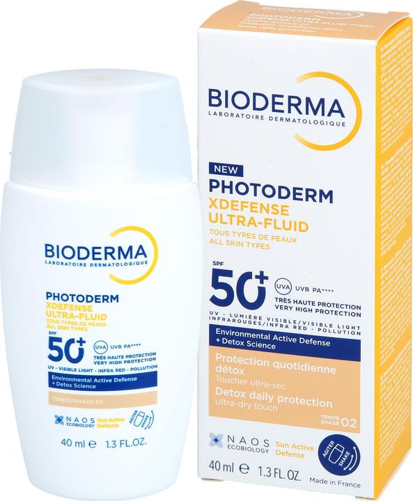 Image du produit Bioderma Photoderm Xdefense Ultra Fluid SPF 50+ 40ml Shade 02 Light (SPF 50+, 40 ml)