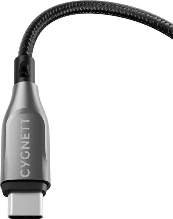 Image du produit Cygnett Câble blindé USB-C vers USB-C (USB 2.0), noir, 3 m (3 m, USB 2.0)