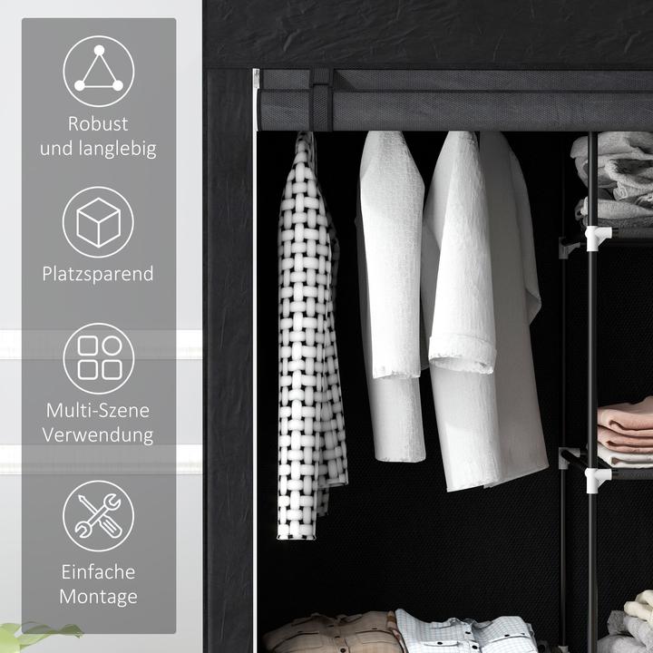 Actual product image Homcom Stoffschrank (103 x 43 x 162.5 cm)