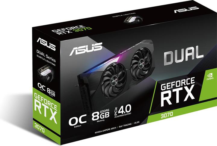 Produktbild ASUS GeForce DUAL RTX 3070 O8G (8 GB)