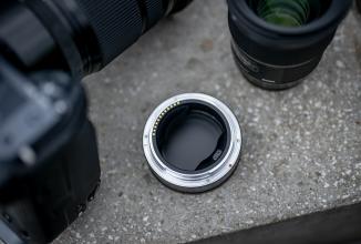 Actual product image Techart EF-FG01+ Adapter ring Canon EF lens to Fujifilm GFX