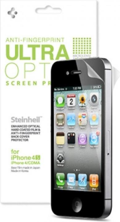 Spigen Steinheil iPhone 4 / 4S SGP Film de protection anti-traces de doigts (1 pièce(s), Apple iPhone 4)