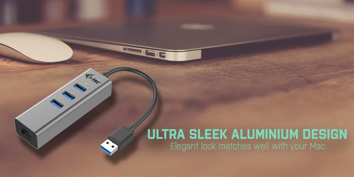 Produktbild i-tec U3METALG3HUB (USB-A, 3 Ports)