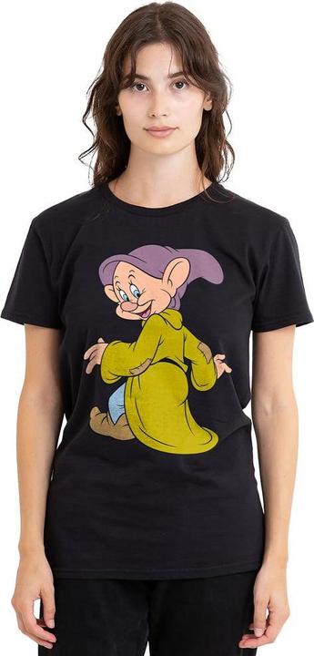 Actual product image Snow White Unisex Adult Dopey Poses T-Shirt (L)