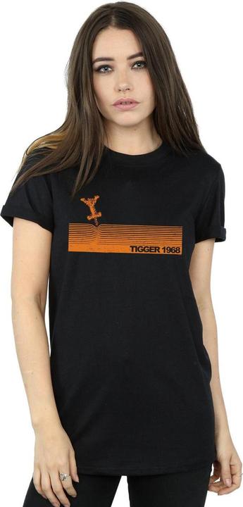 Actual product image Disney Womens/Ladies Winnie The Pooh Tigger 1968 Cotton Boyfriend T-Shirt (XL)