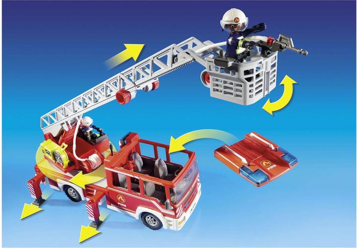 Produktbild Playmobil Feuerwehr-Leiterfahrzeug (9463, Playmobil City Action)