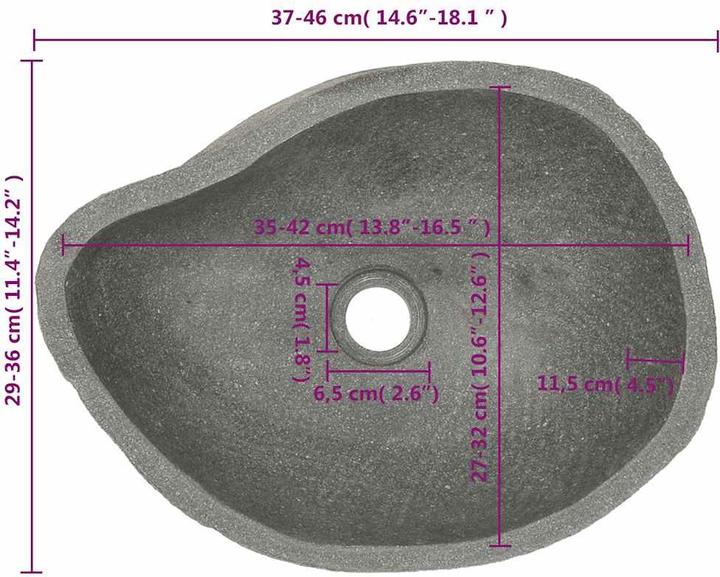 Actual product image VidaXL Agnola (460 mm, 360 mm)