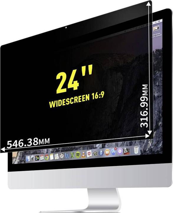 Actual product image Renkforce RF-MPSIMAC-240 Privacy film 61.0 cm (24") Aspect ratio: 16:9 Apple i (24.02", 16 : 9)