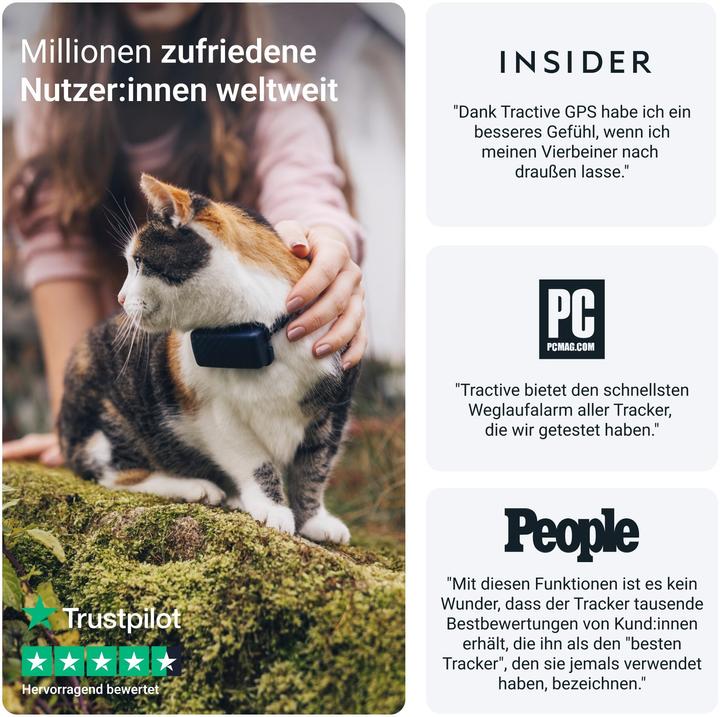 Image du produit Tractive CAT Mini tracker GPS pour chats (Chat, Général)