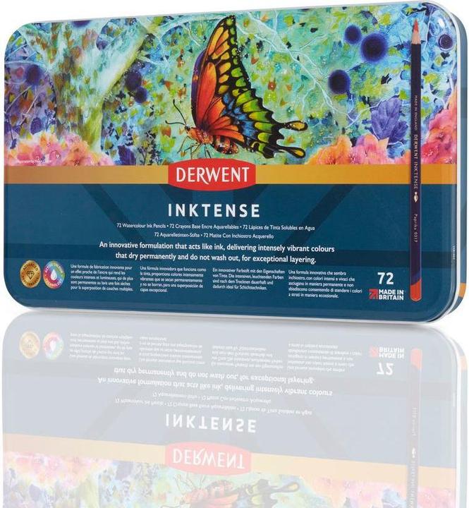 Immagine prodotto Derwent Matite acquerellabili permanenti Inktense (Multicolore, 72 x)