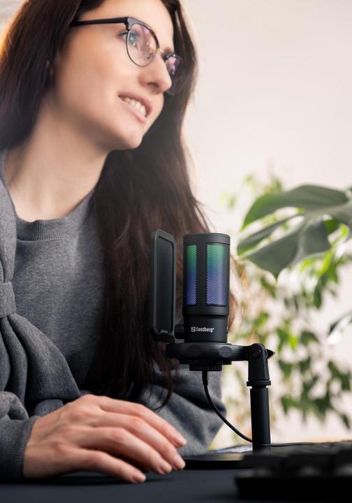 Image du produit Sandberg Streamer USB Microphone RGB