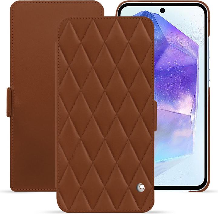 Actual product image Noreve Horizontal leather flap shell (Samsung Galaxy A55)