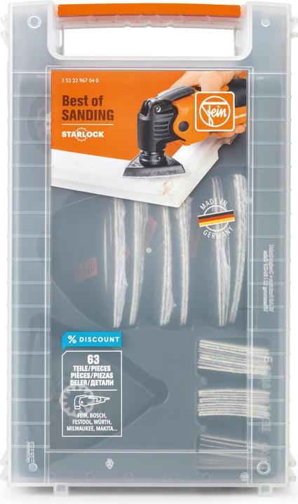 Actual product image Fein Best of Starlock Sanding (K60, K120, k80)
