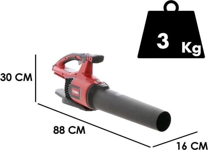 Actual product image Toro TO-51825T (Rechargeable battery operated, Leaf vacuums)