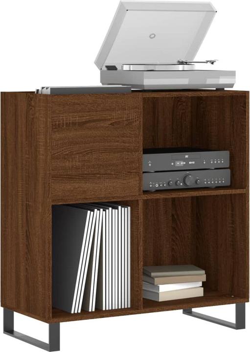 Image du produit VidaXL Plattenschrank Braun Eichen-Optik 84,5x38x89 cm (84.5 x 38 x 89 cm)
