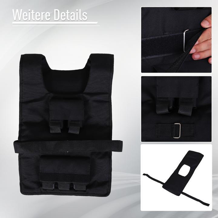 Produktbild Homcom Trainingsweste mit 20 Eisengewichten (1 x 20 kg)