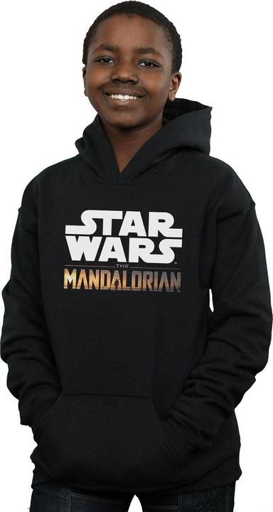 Immagine prodotto Star Wars The Mandalorian Logo Felpa con Cappuccio Ragazzi (116)