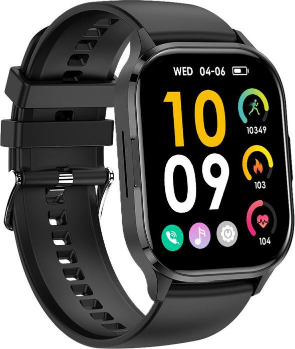 Produktbild Konrow K-Watch (Connected Watch - 2.01" - Integriertes Mikrofon) Schwarz