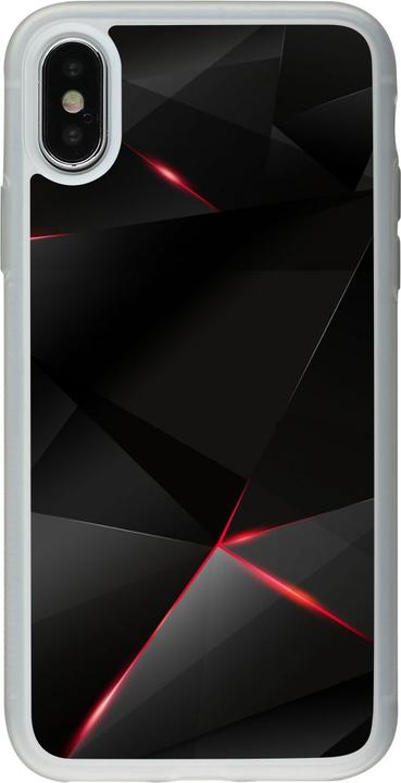 Produktbild PhoneLook Hülle Silikon transparent Black Red Lines (Apple iPhone XS, Apple iPhone X)