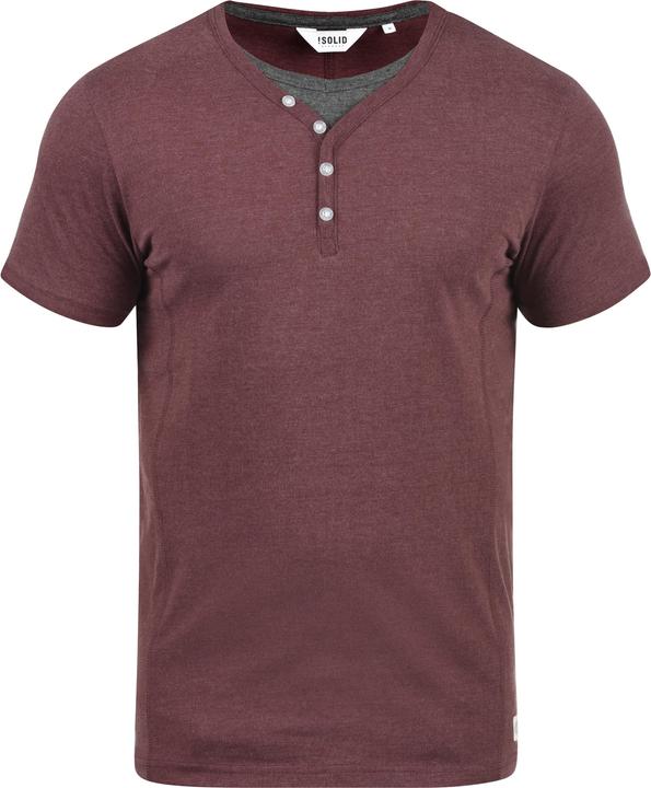 Immagine prodotto Solid Dorian T-Shirt A Maniche Corte Maglietta Da Uomo Con Collo Grandad (XXL)