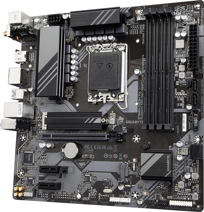 Actual product image Gigabyte GA-B760M DS3H AX (LGA 1700, Intel B760 Express, mATX)