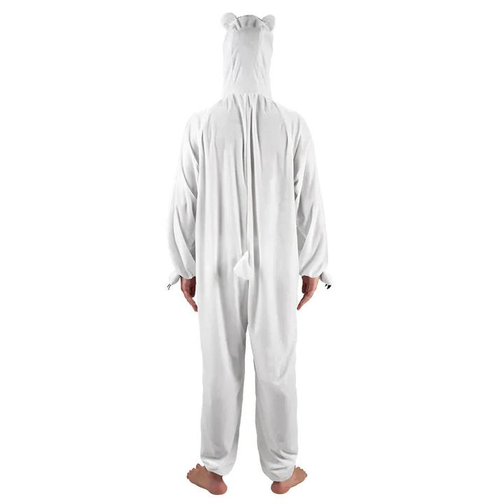 Image du produit Boland Costume d'enfant ours polaire : combinaison en peluche avec capuche (140)