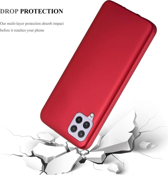 Produktbild Cadorabo TPU Matt Metallic Hülle (Samsung Galaxy M22, Samsung Galaxy A22, Samsung Galaxy A32)
