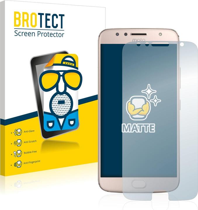 Produktbild BROTECT Entspiegelungs-Schutzfolie Displayschutz Matt (2 Stück, Motorola Moto G5S Plus)