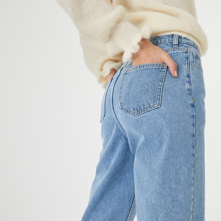 Produktbild La Redoute Collections Boyfit-Jeans mit hohem Bund (XL)