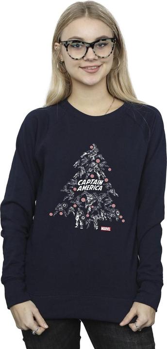 Produktbild Captain America Christmas Tree Sweatshirt (M)