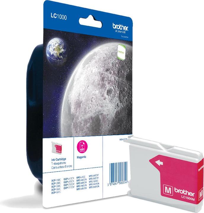 Produktbild Brother LC-1000MBP Tintenpatrone magenta 400 Seiten 6.5ml Magenta DCP 130 C MFC 5460 (M)