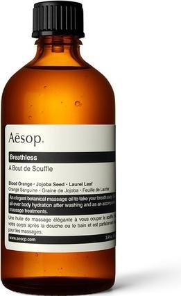 Actual product image Aesop Breathless Botanical Massage Oil (100 ml)
