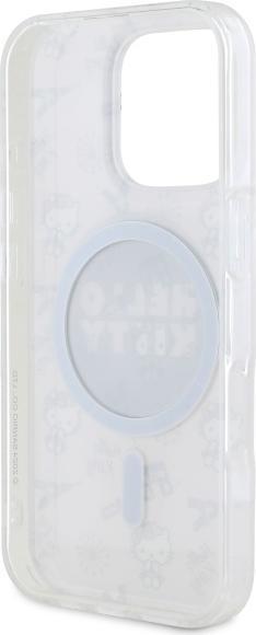 Image du produit Hello Kitty HKHMP16LHAOPP iPhone 16 Pro 6,3" różowy/pink hardcase IML All Over Paris Magsafe (Apple iPhone 16 Pro)