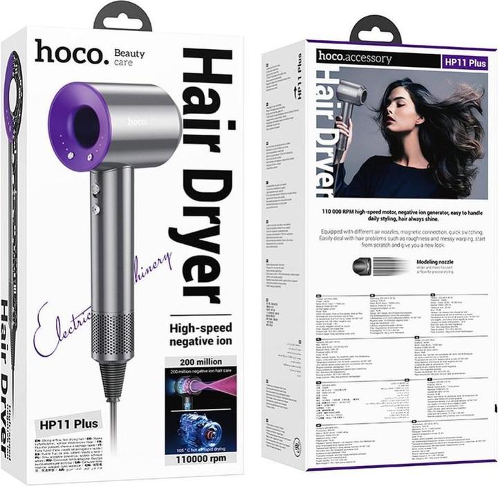 Produktbild Hoco Other negative ion hair dryer HP11 Plus purple