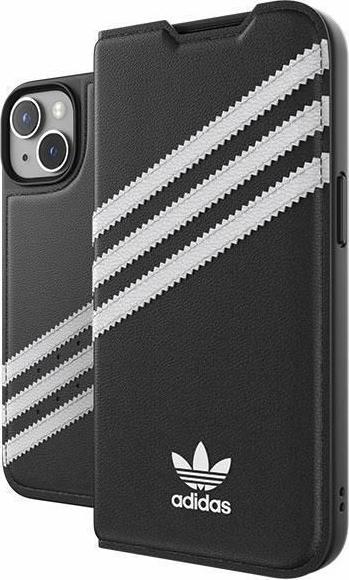 Produktbild adidas OR Booklet Case PU iPhone 14 6.1" czarno biały/black white 50195 (Apple iPhone 14)