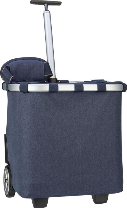 Actual product image reisenthel Shopping Trolley Carrycruiser Herringbone Dark Blue