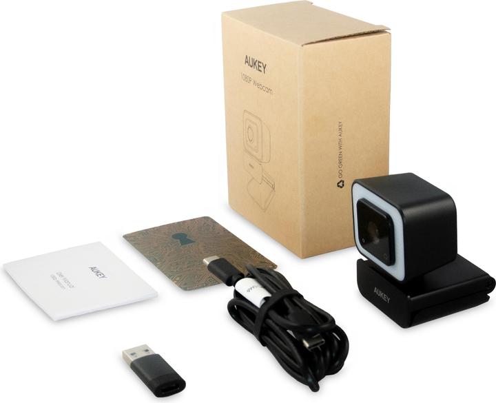 Actual product image Aukey PC-LM6 Stream Series with Ring Light (2 Mpx)