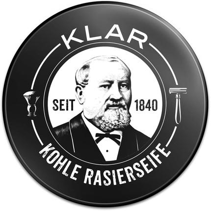 Actual product image Klar Shaving soap activated carbon (Shaving soap)