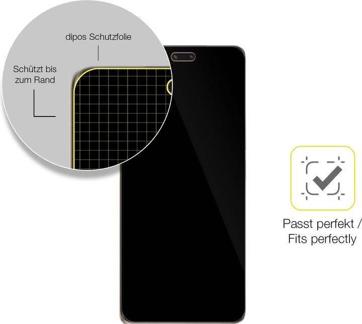 Immagine prodotto Dipos 3D Full-Cover Pellicola Protettiva (1 Pezzo/i, Mi3)