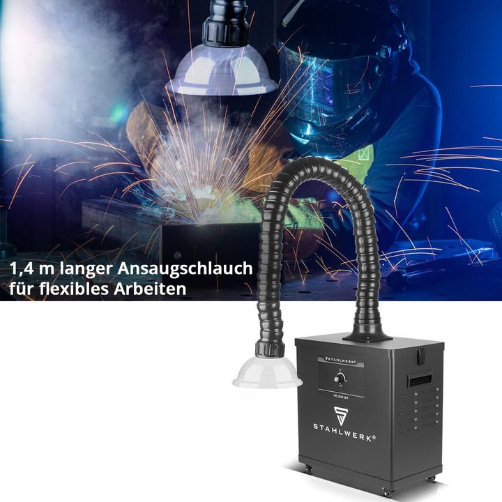 Produktbild Stahlwerk Rauchabsaugung FE-210 ST mit 3-fach-Filter und 210 W Absauganlage (Absauganlage)