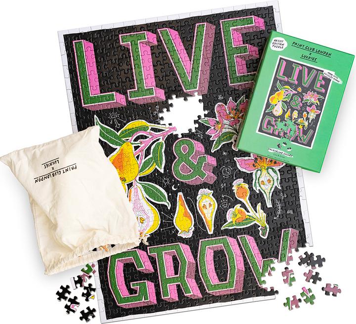 Actual product image Luckies Live And Grow - Puzzle (500 pieces)