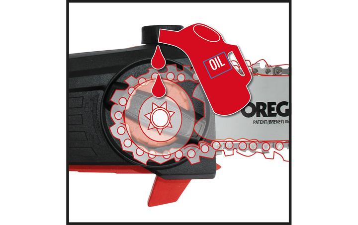 Actual product image Einhell Battery-powered pole pruner (Battery chain saw)