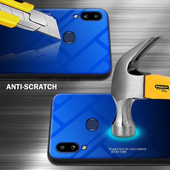 Produktbild Cadorabo TPU 2 Farben Glas Cover (Samsung Galaxy A10s, Samsung Galaxy M01s)