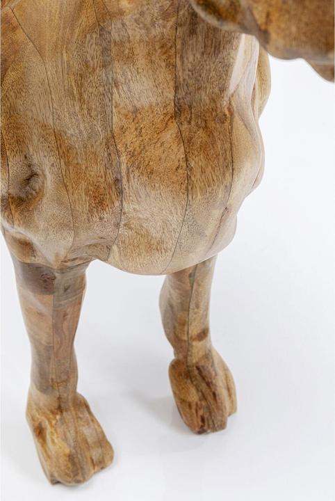 Actual product image Kare Design Deko Figur Bulldog Wood 70x78cm