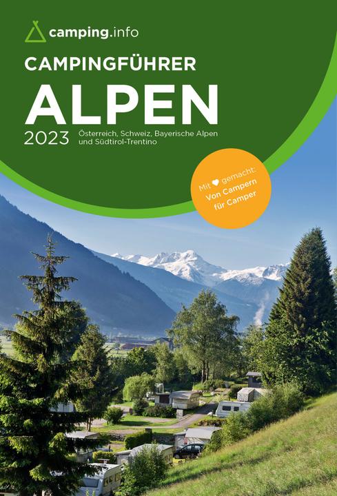 Immagine prodotto camping.info Guida ai campeggi delle Alpi 2023 (Tedesco, Camping.info GmbH, 2022)